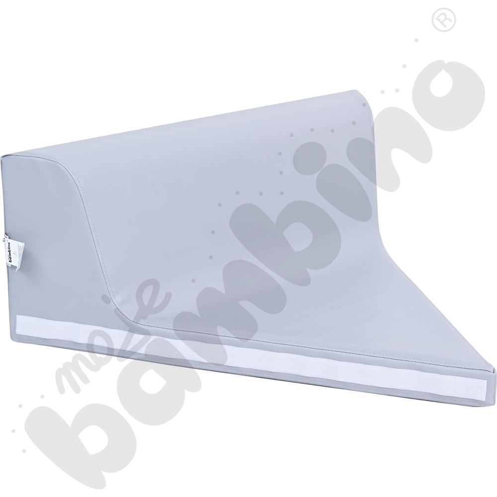 Kanapka trójkątna jasnoszara do kojca Siessta - MED