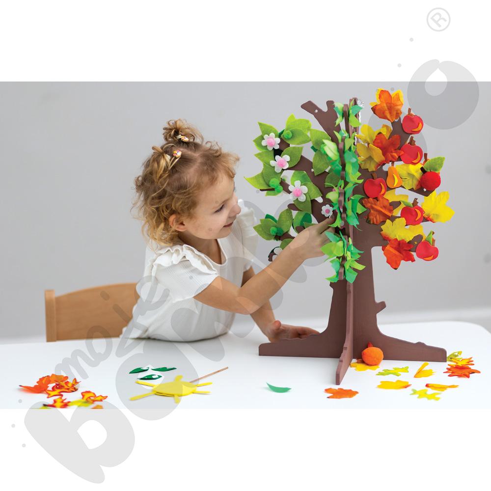 Drzewo do ozdabiania Cztery pory roku, małe