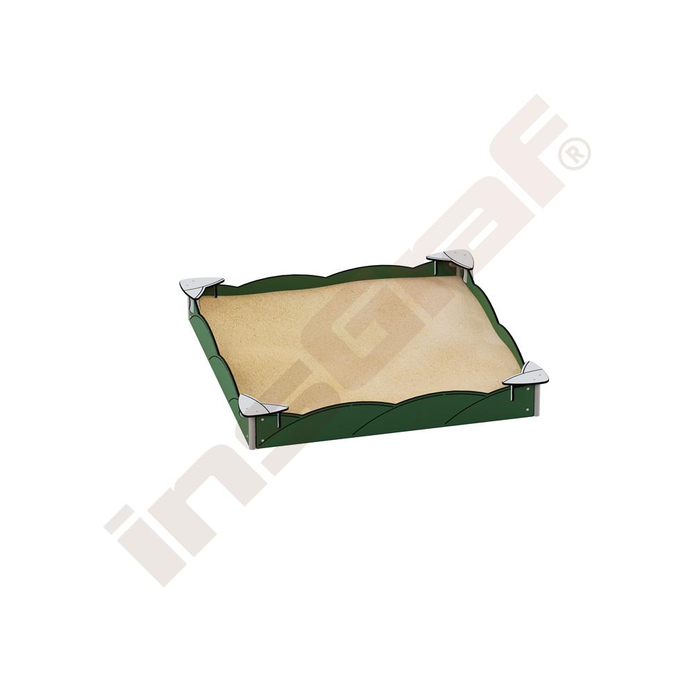 
Queco Sandkasten Rc, 2 x 2 m
