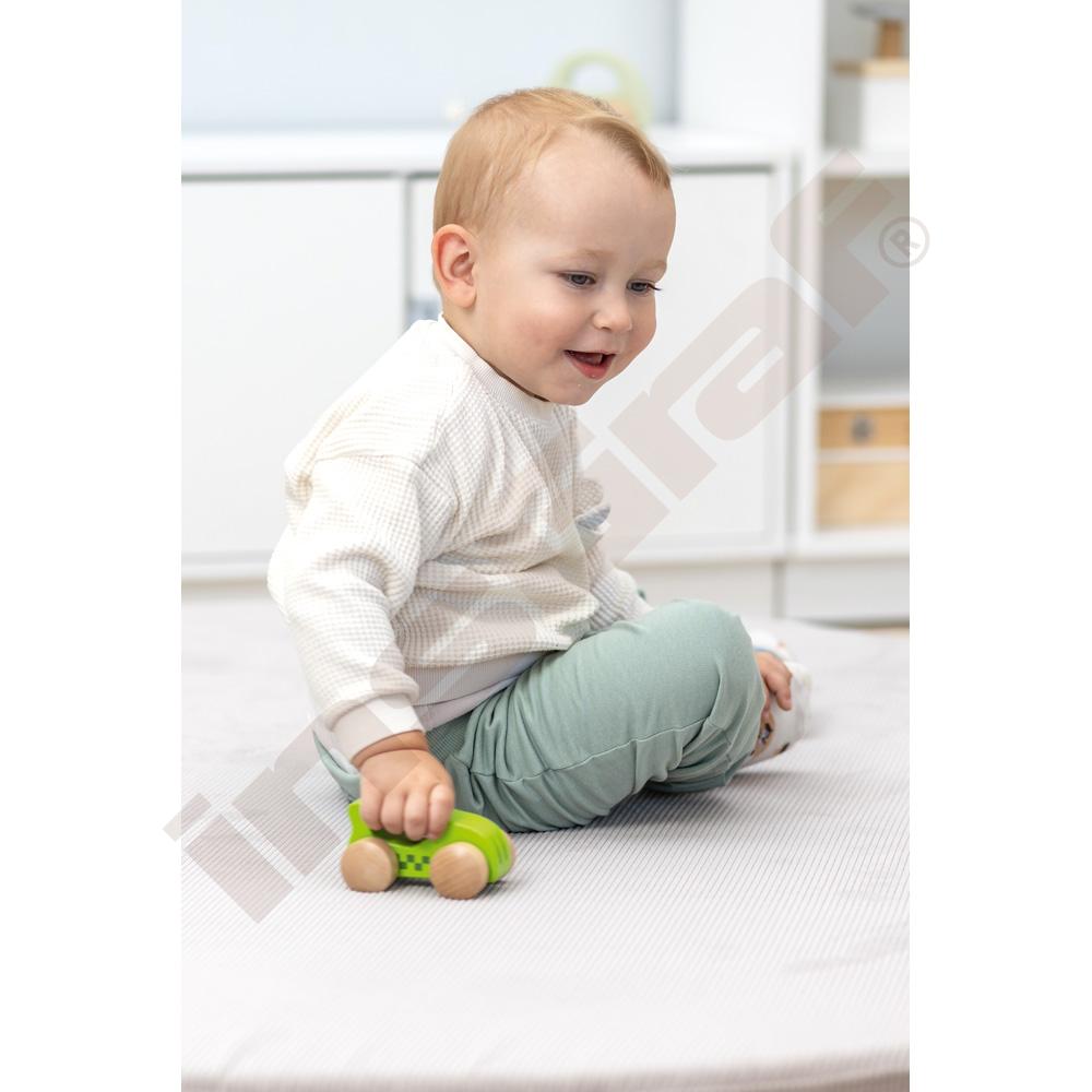 Drevené autíčko pre najmenších, mix farieb