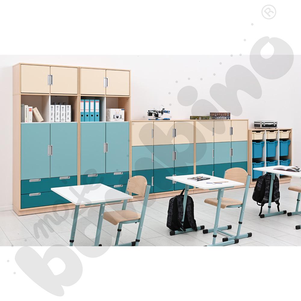 Quadro - zestaw 282 - skrzynia jasny klon