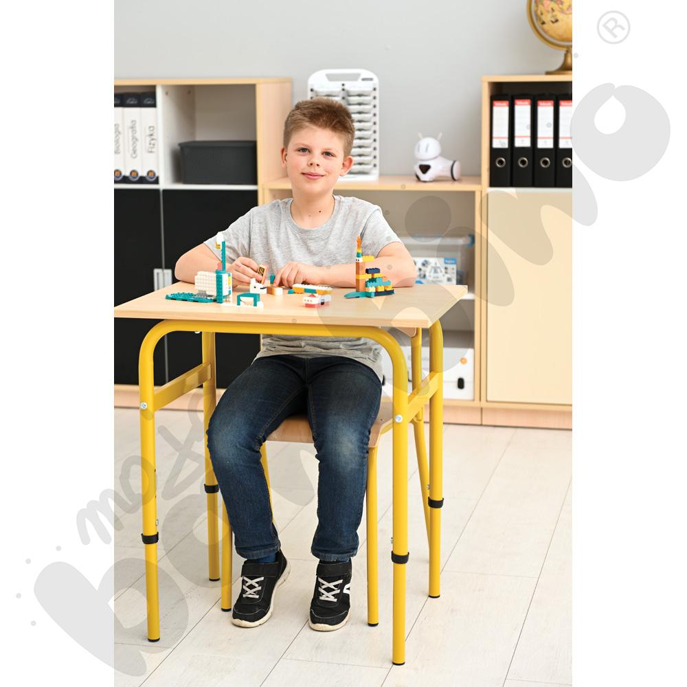 Krzesło P rozm. 6 - musztardowe