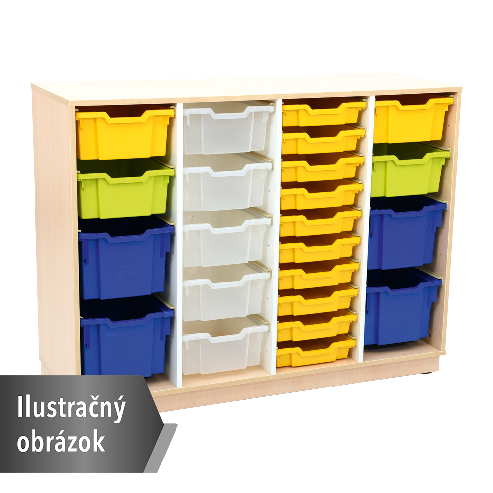 Quadro - zostava 129, biely korpus