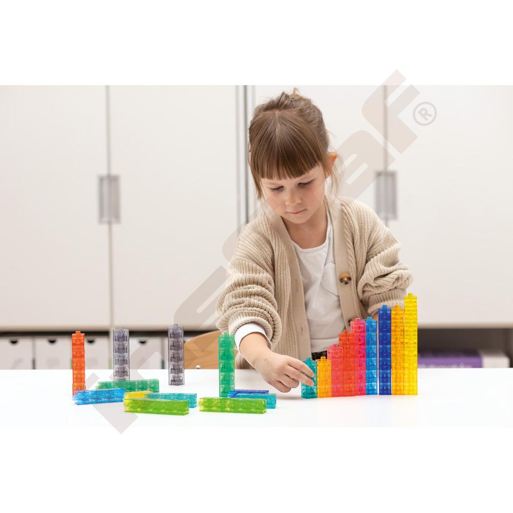 Matematické kostky - průhledné
