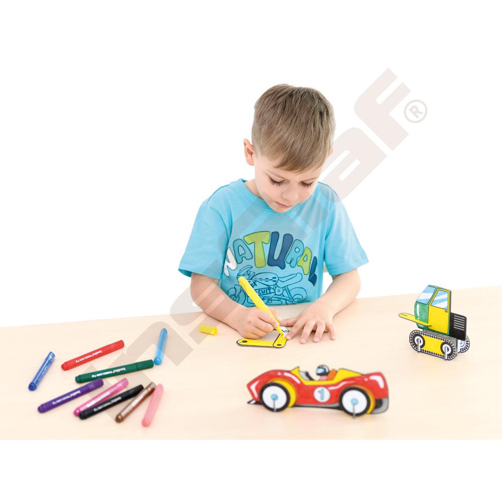Trojhranné fixy Jumbo BAMBINO, 10 barev