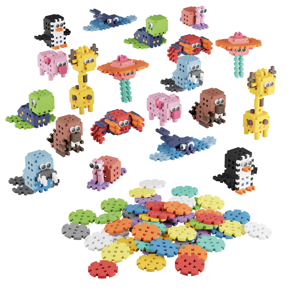 Kocky Oplátky Mini (Wafle)  Big Mix Baby Pets, 550 prvkov