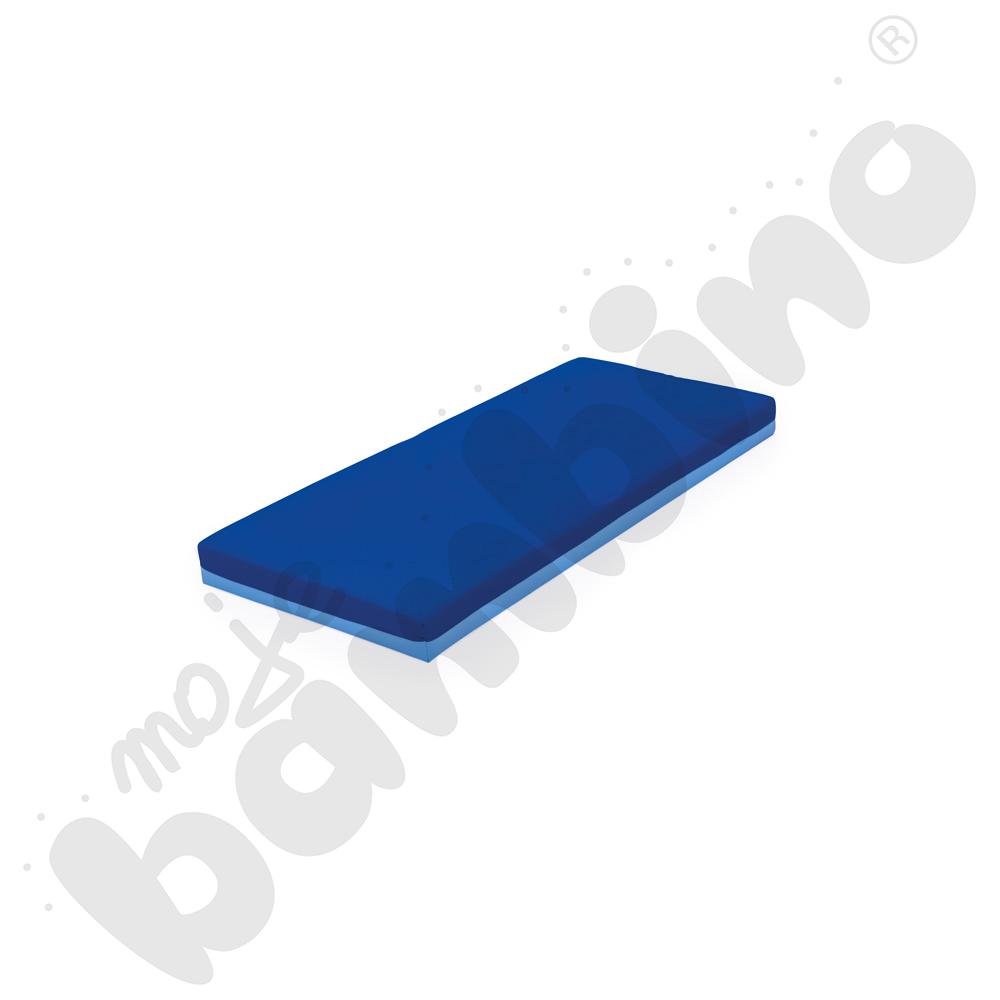 Materac żłobkowy dwustronny - odcienie niebieskiego