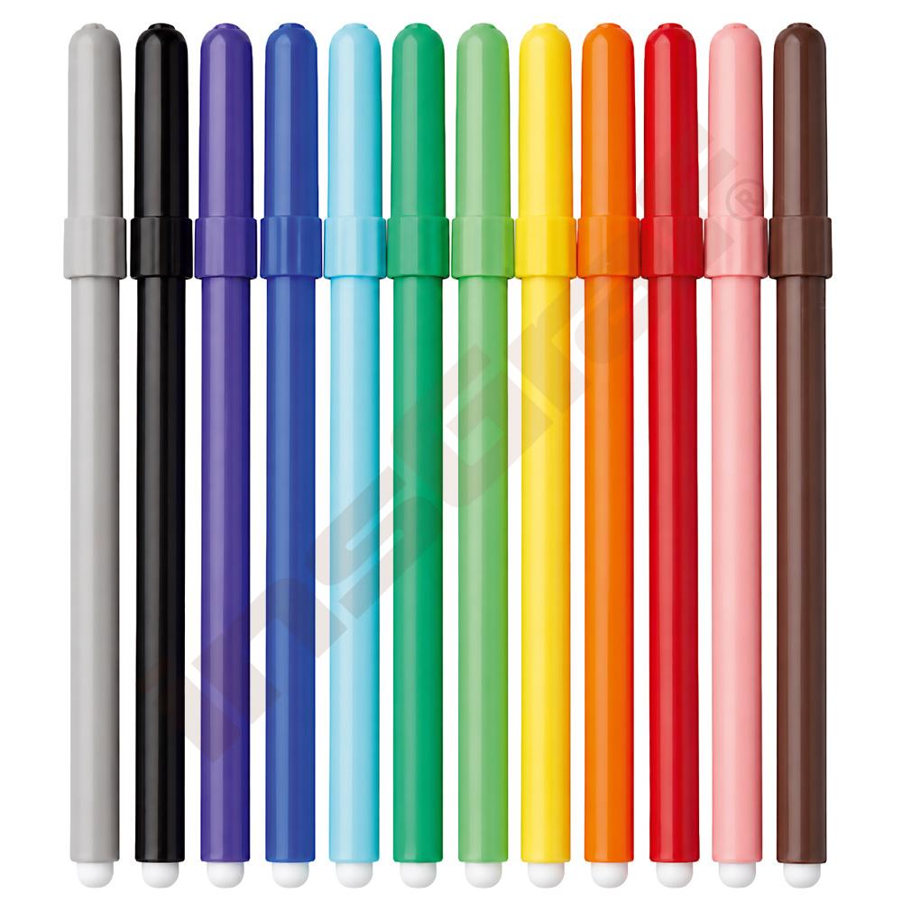 Faserstifte, 12x 12 Farben