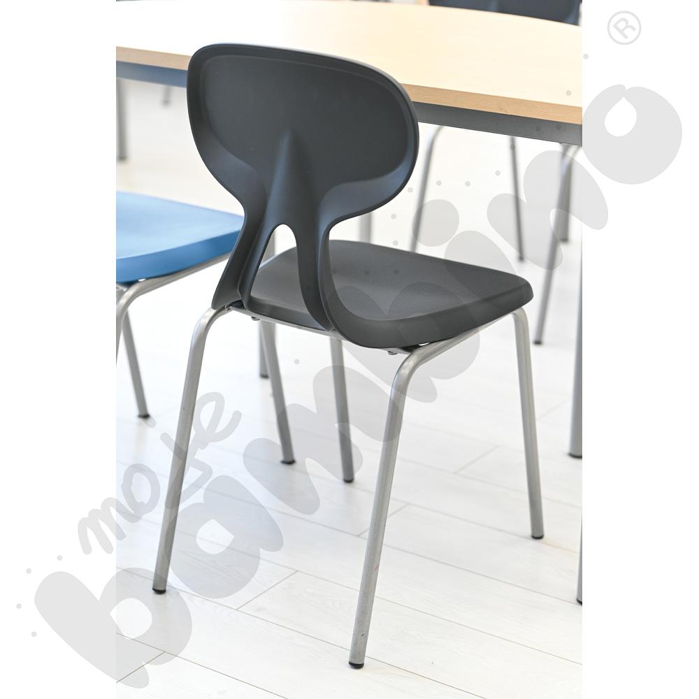 Krzesło Colores rozm. 6 szare, stelaż aluminium