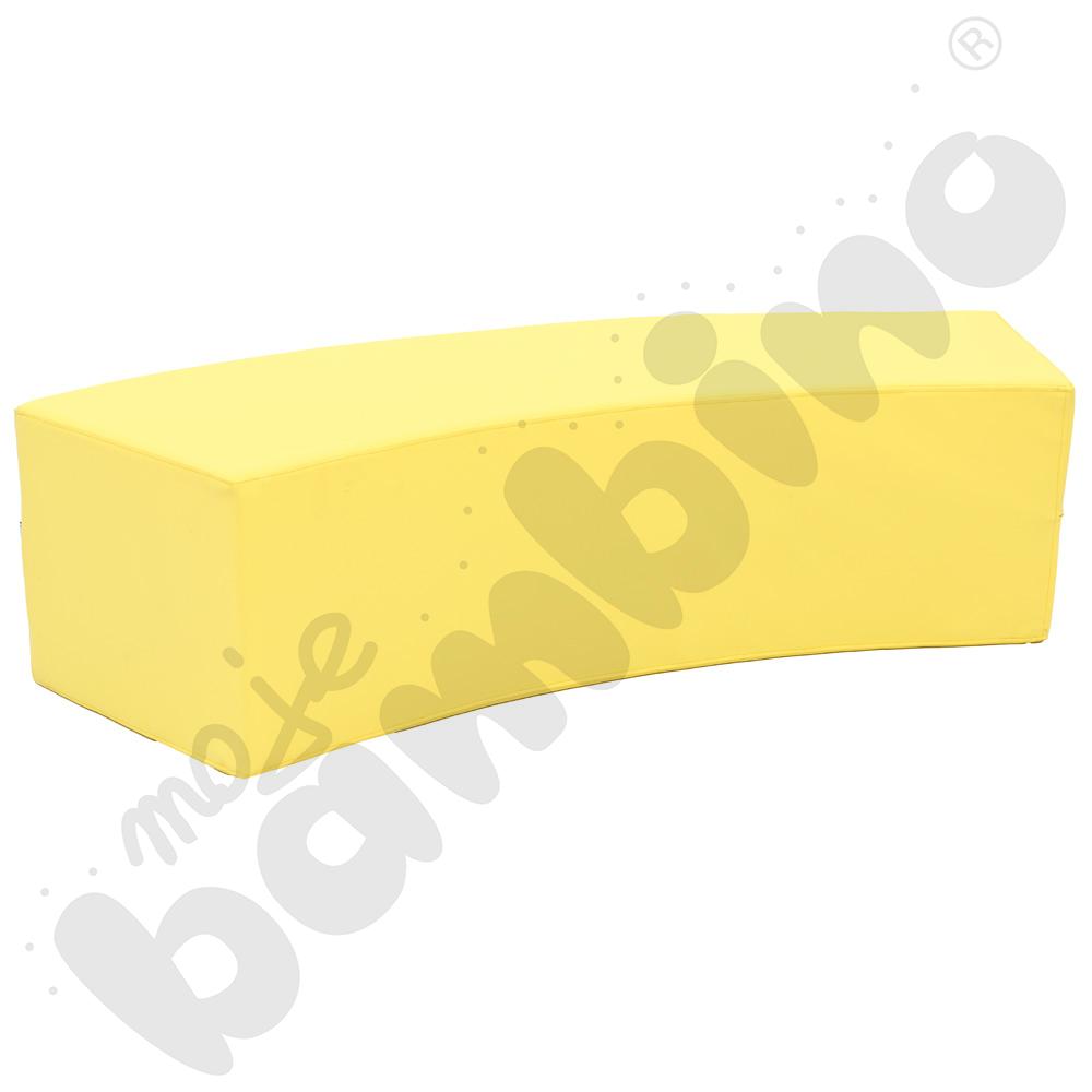 Siedzisko Paolo długie, jasnożółty pastel