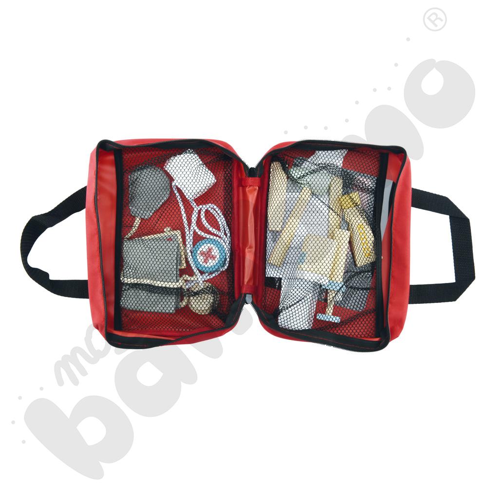 Zestaw małego medyka - drewniany