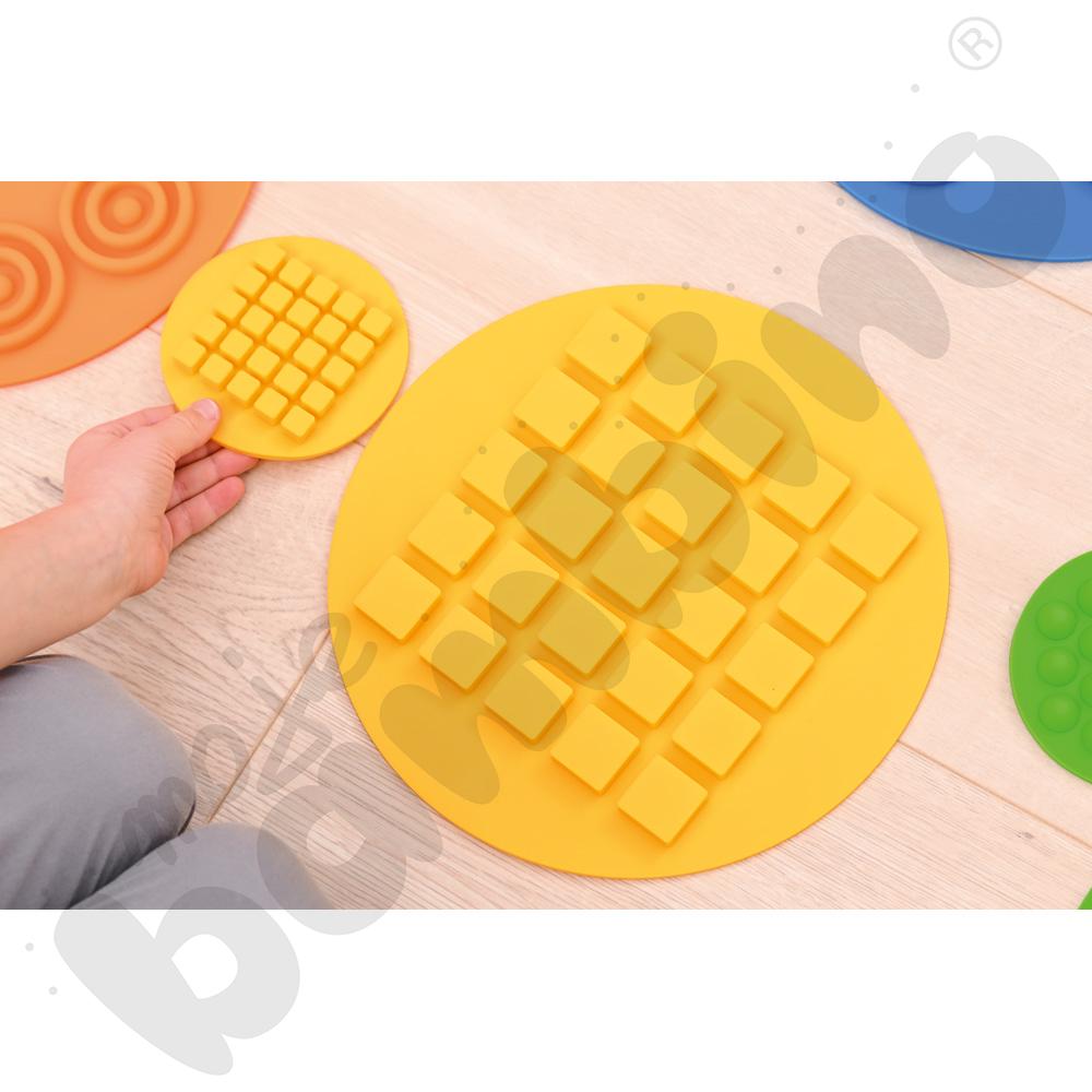 Sensoryczne krążki podłogowe, 12 szt.