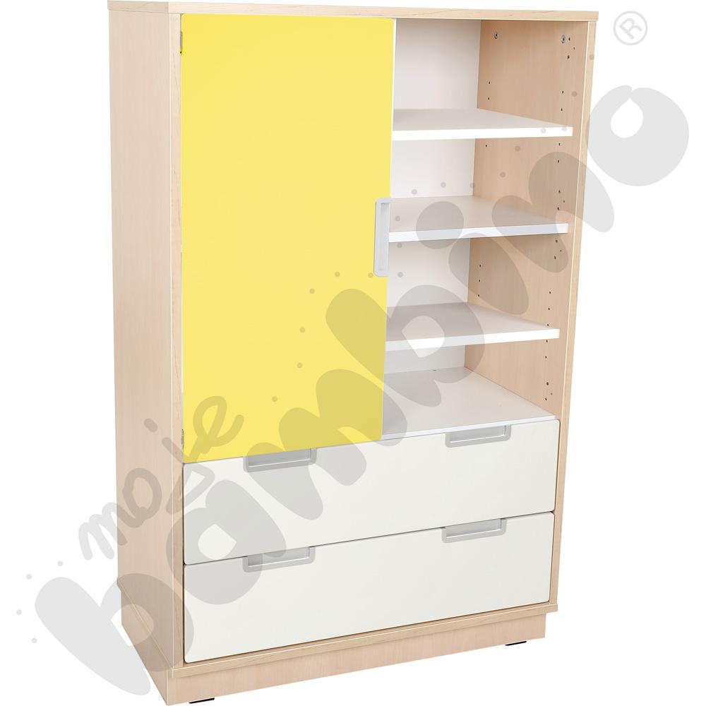 Quadro - zestaw 55, 90 st., cichy domyk, skrzynia klon jasny