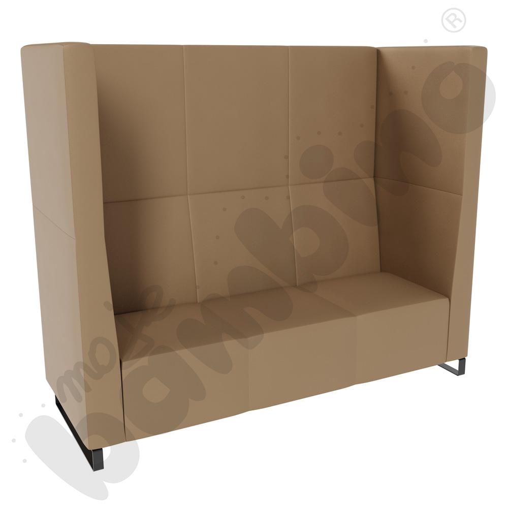 Sofa Universum 3-os. wys. 163 cm, 2 boki wysokie, tkanina MT04