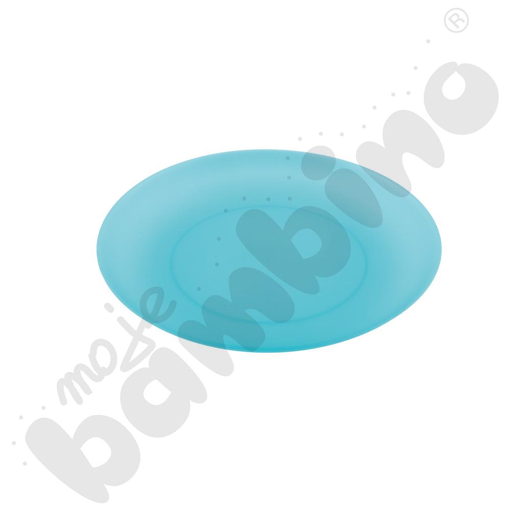 Talerzyk Kajtuś płytki 18 cm - turkusowy