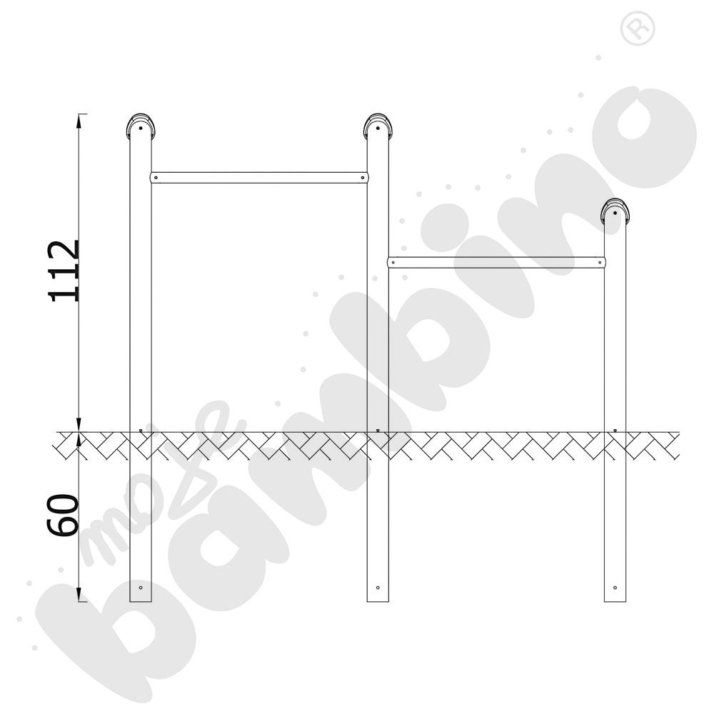 Verto - drążki równoległe podwójne