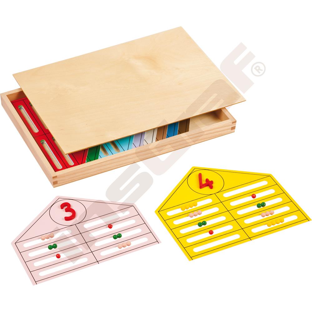 Montessori číselné domečky D