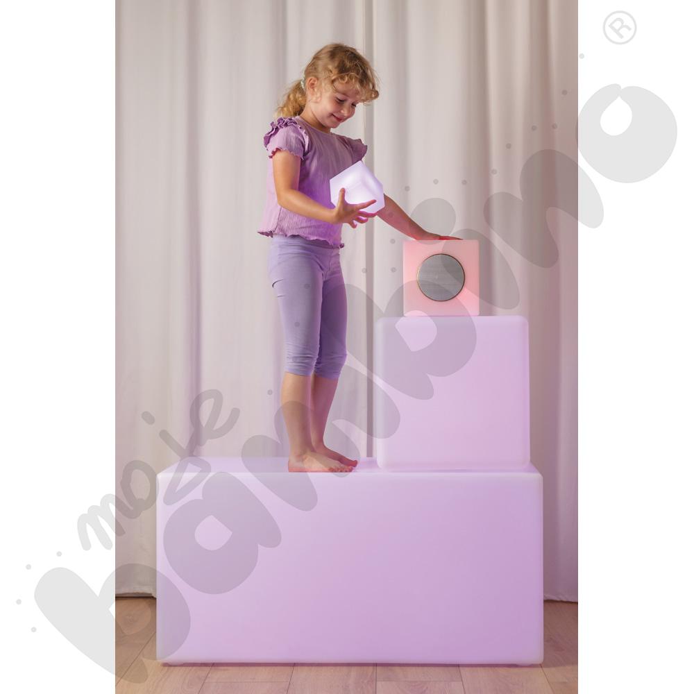 Lampa LED - sześcian duży 