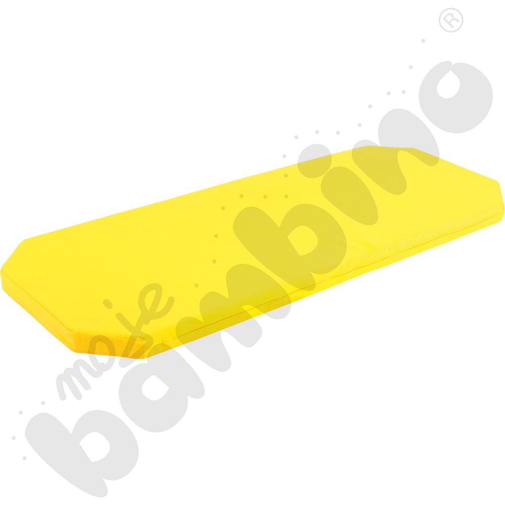 Materac do łóżeczka przedszkolnego - żółty