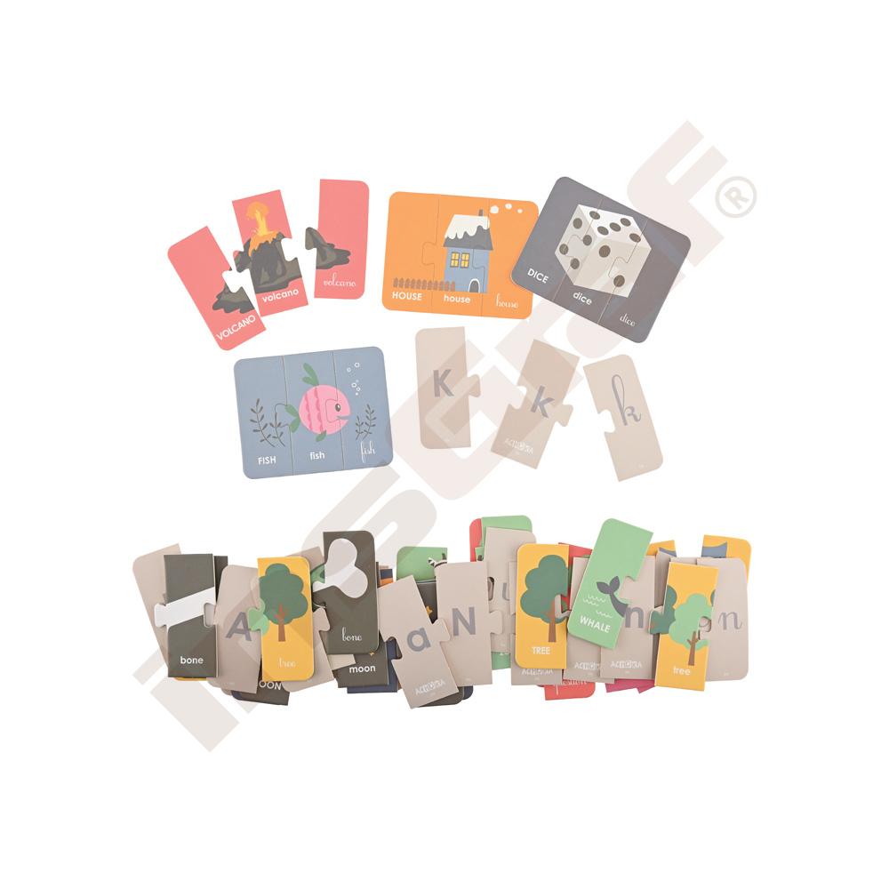 LOGI miniBot - abecední puzzle - anglickojazyčná verze