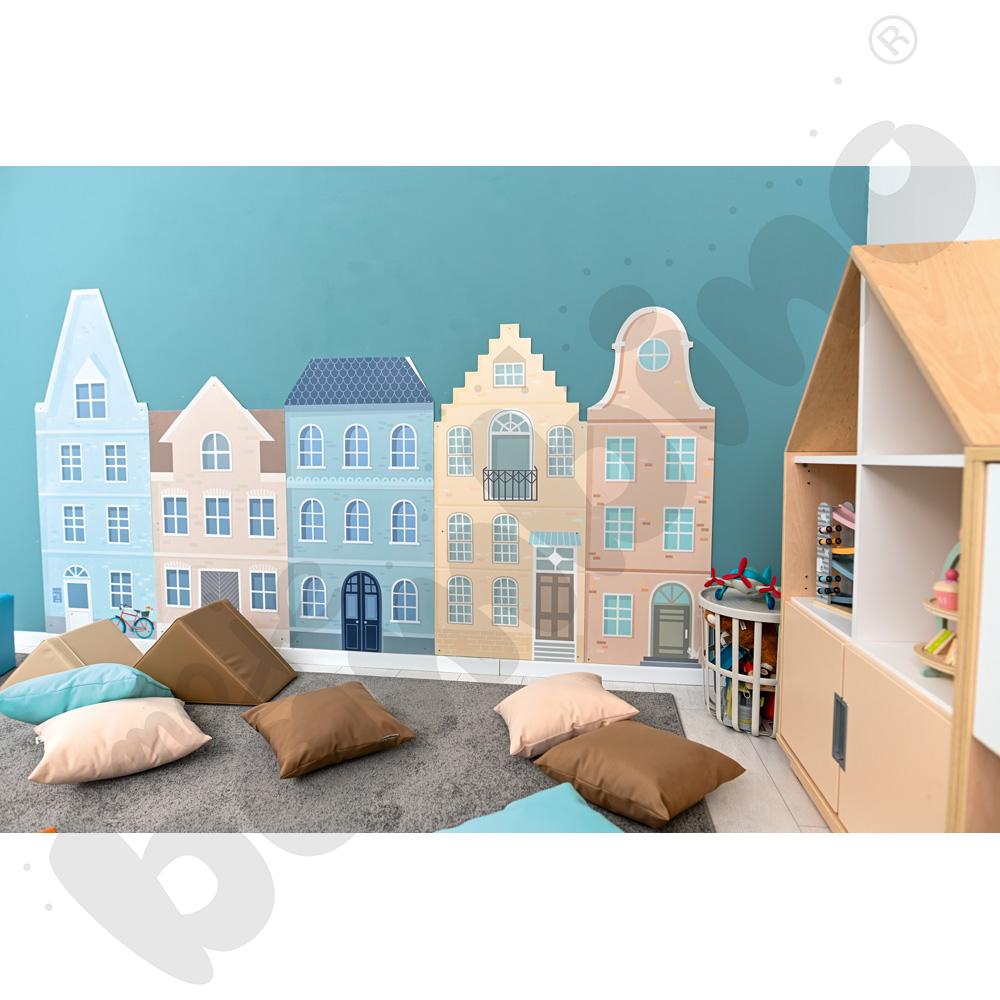 Panel ścienny - dom, piaskowy