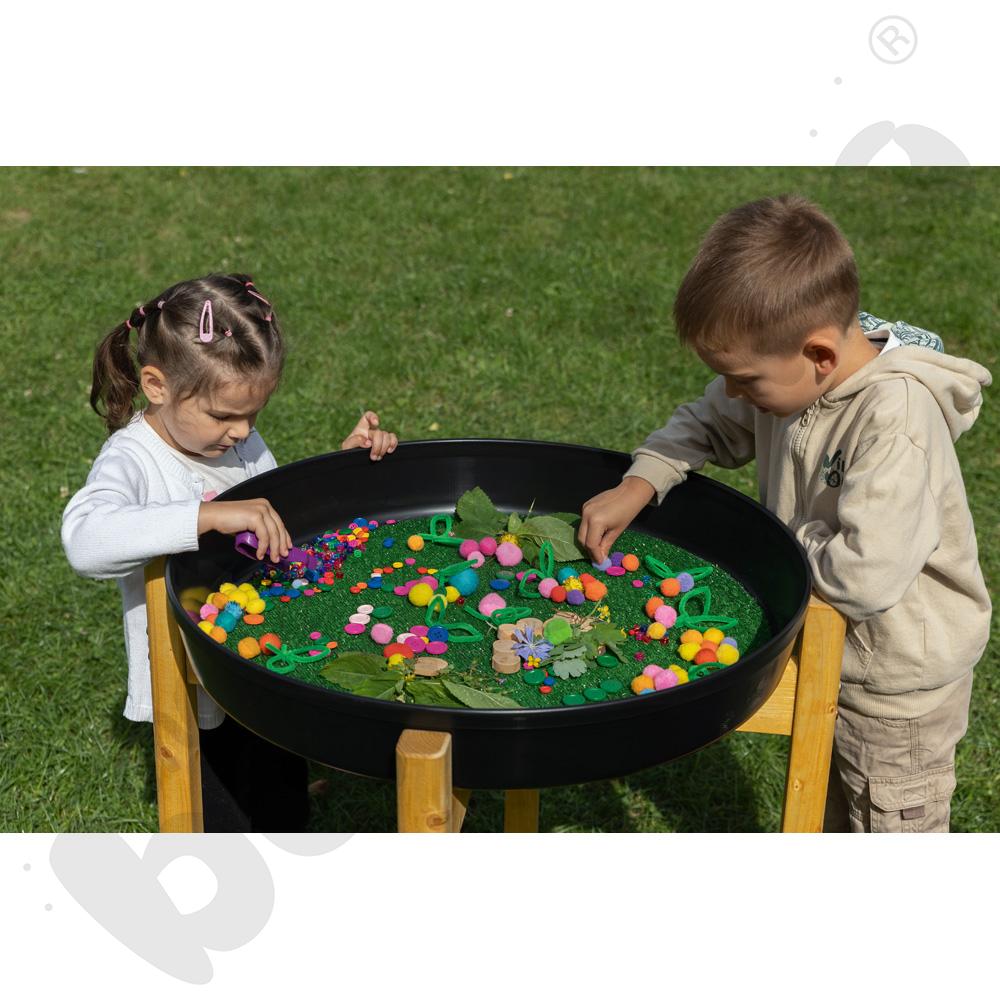 Zestaw tac Deep Spot ze stojakami, 3 kpl.