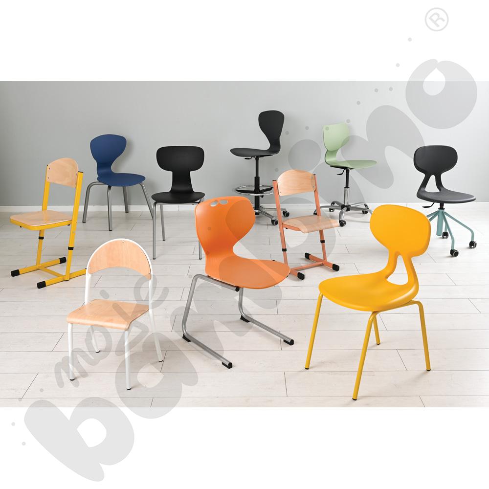 Krzesło Colores rozm. 6 żółte