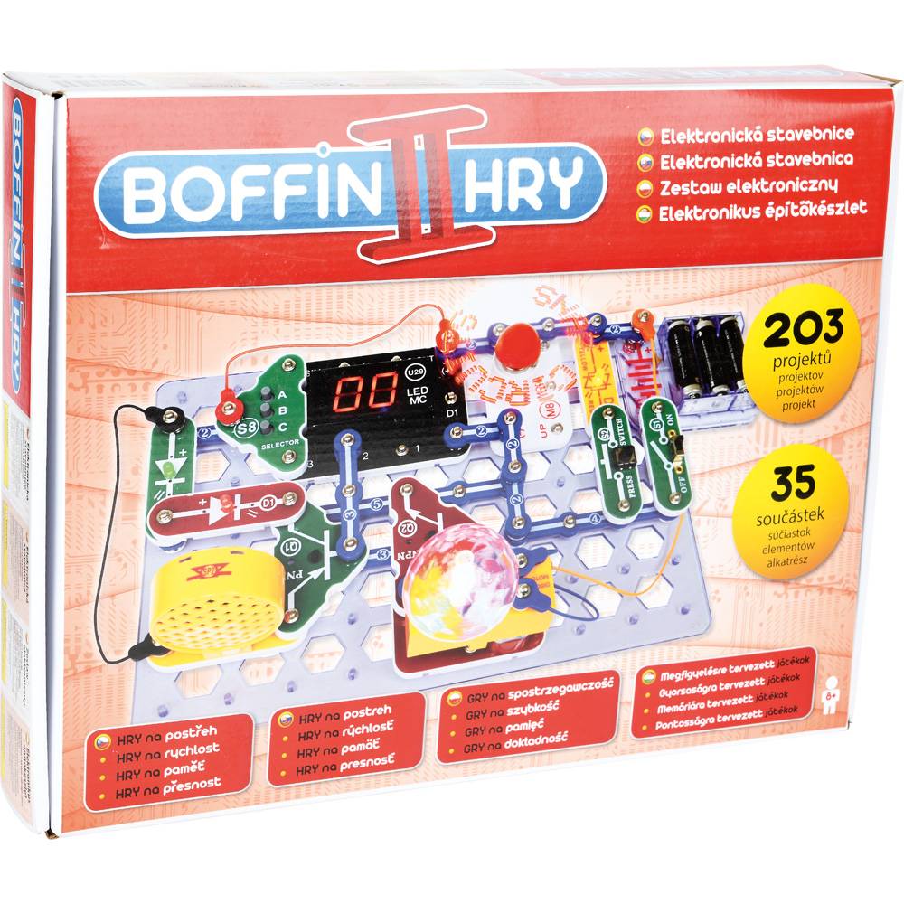 Elektronická sada Boffin II Hry