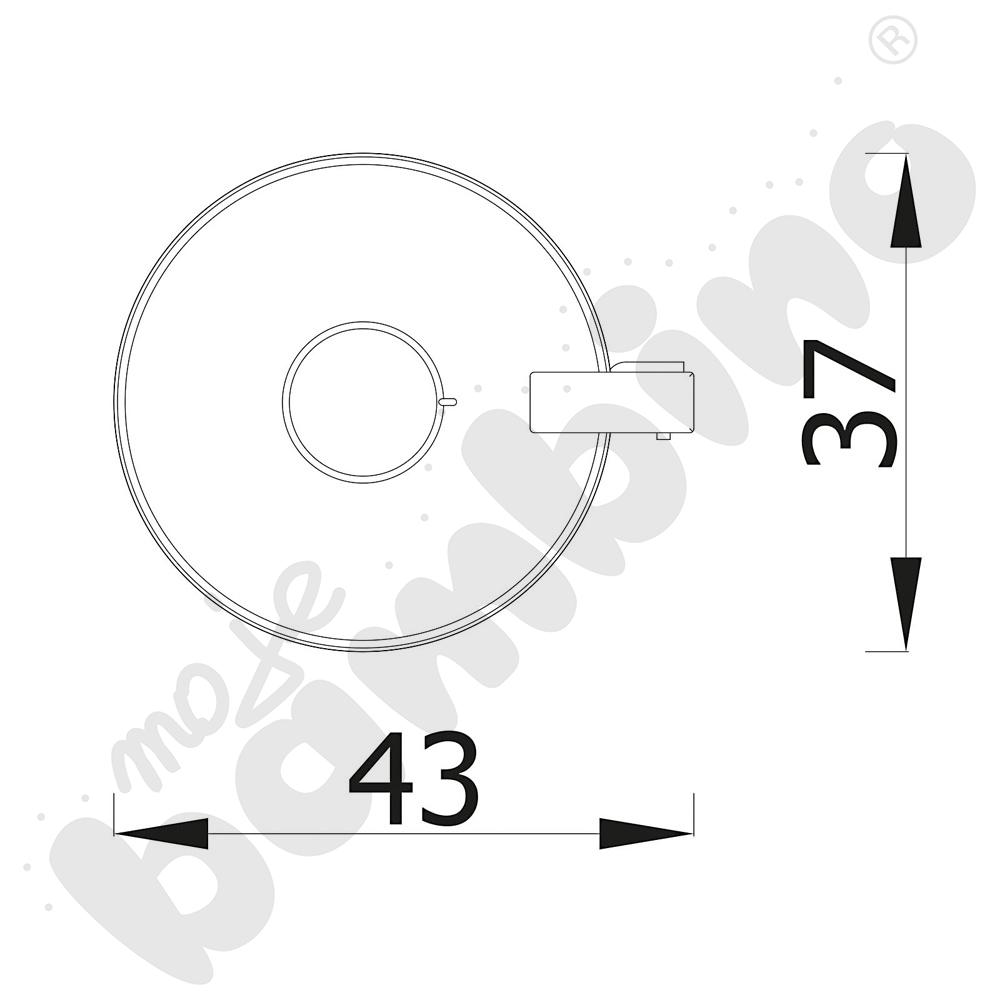 Kosz na śmieci z daszkiem
