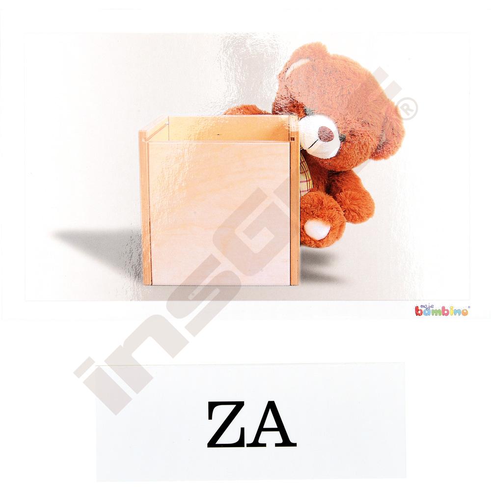 Karty ke krabičce s medvídkem 
