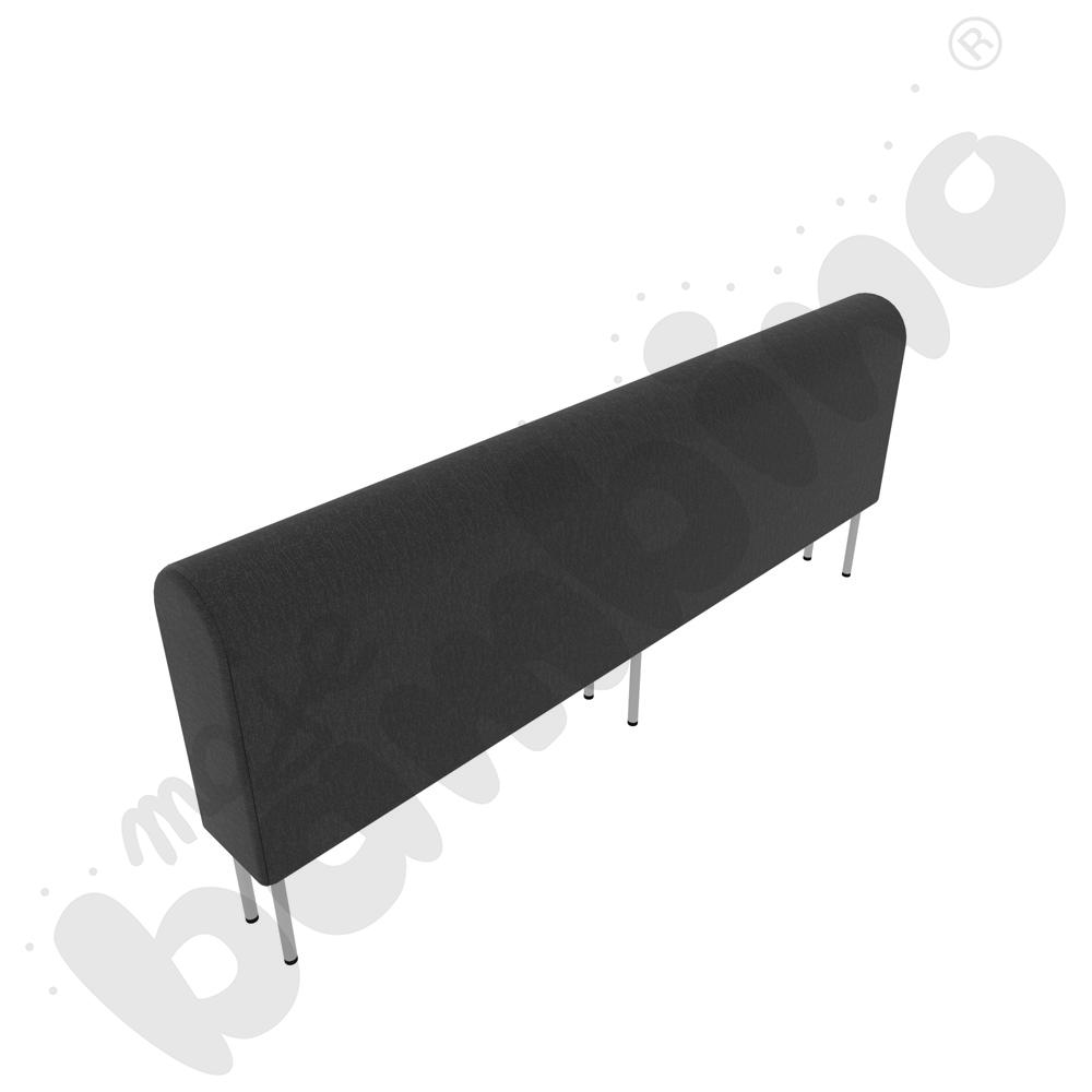 Moduł Versa 180x20x74 cm z plastikowymi stopkami, stelaż jasnoszary, tkanina RO42