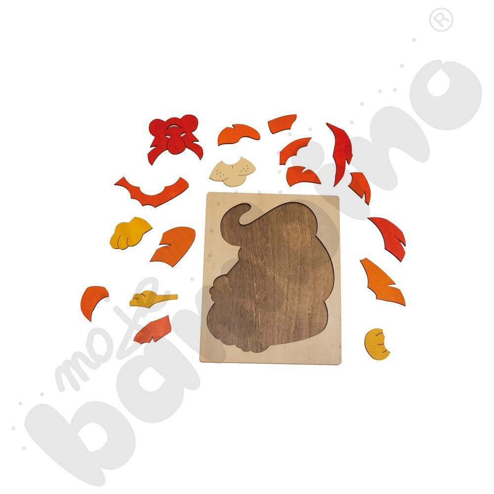 Puzzle drewniane - tygrys