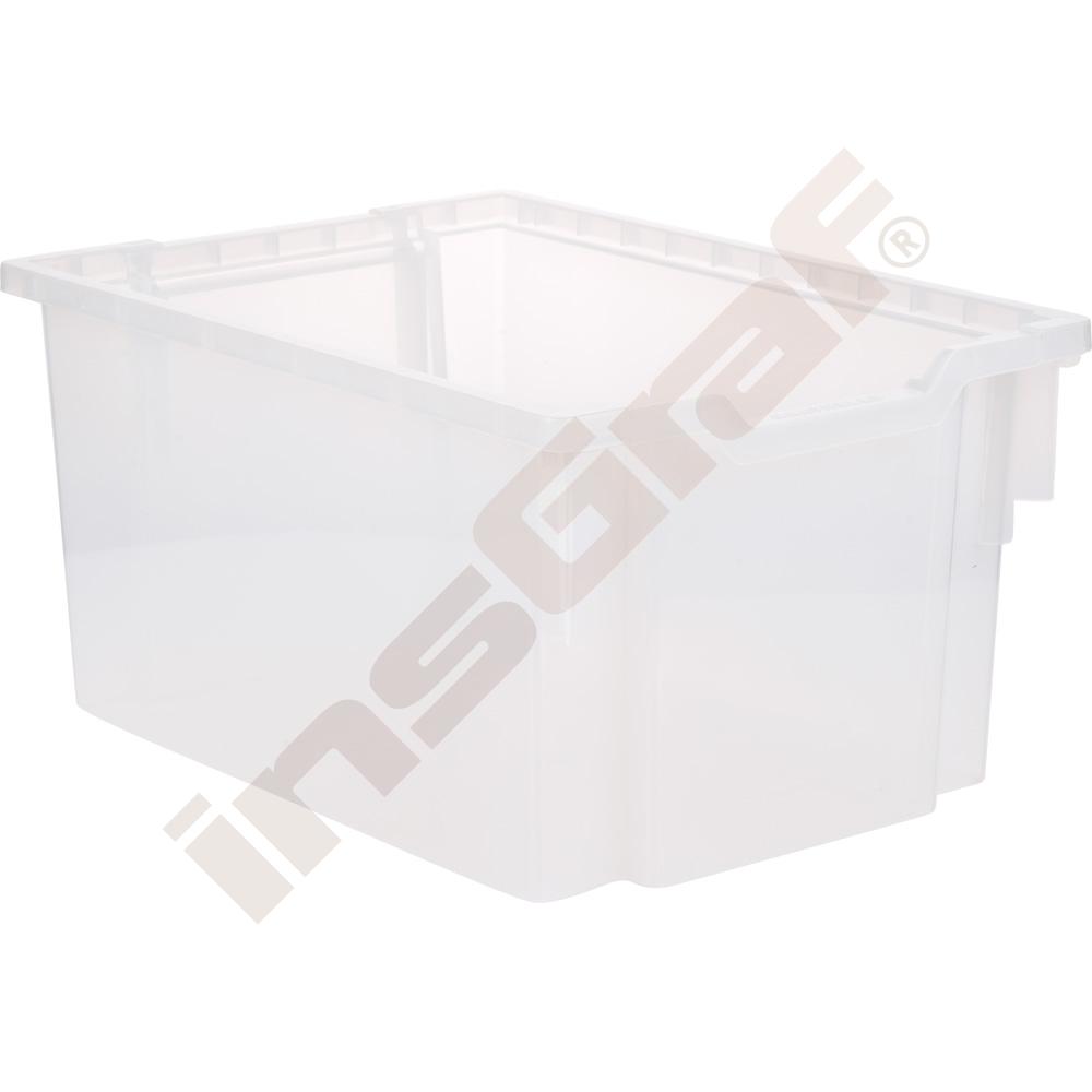 Úložný box 3 - veľký, transparentný