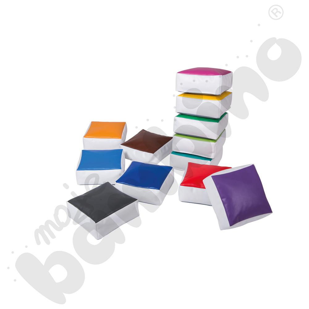 Zestaw pudrowych kostek z granulatem, 12 szt.