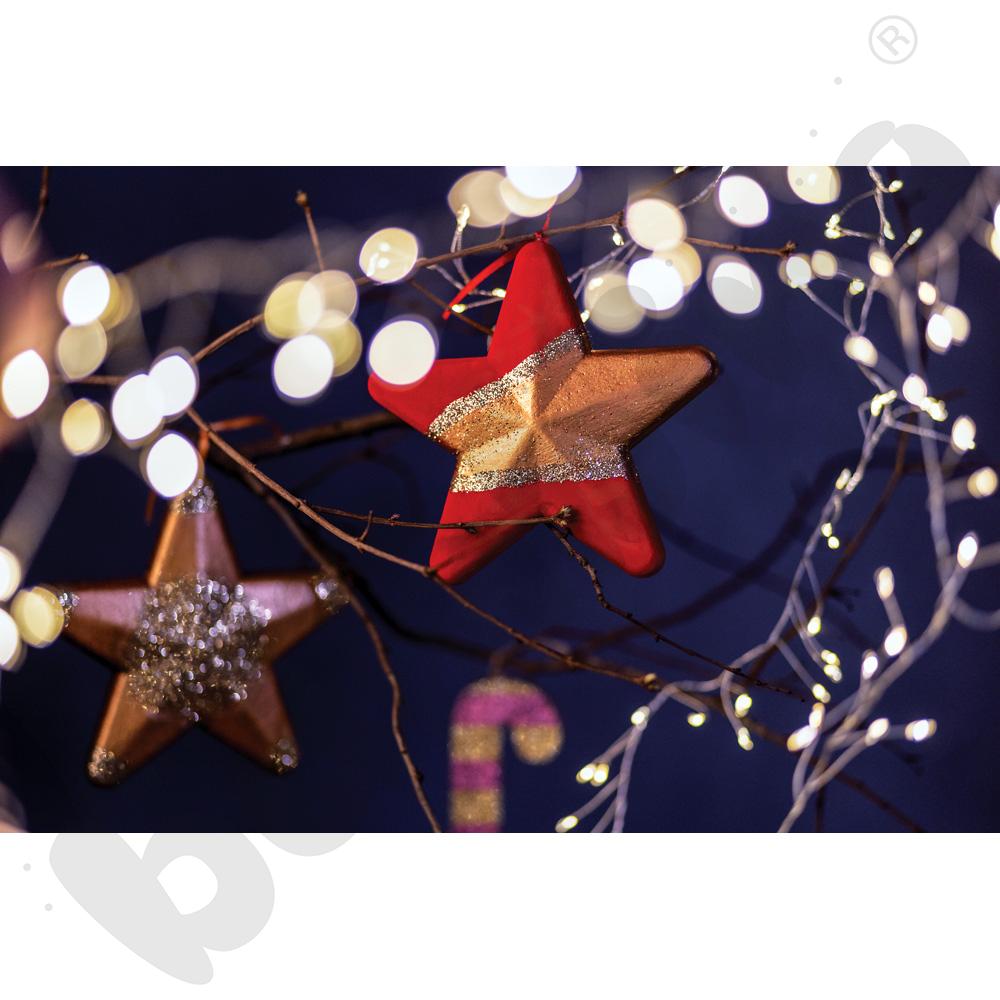 Gwiazdy styropianowe, 13 szt.