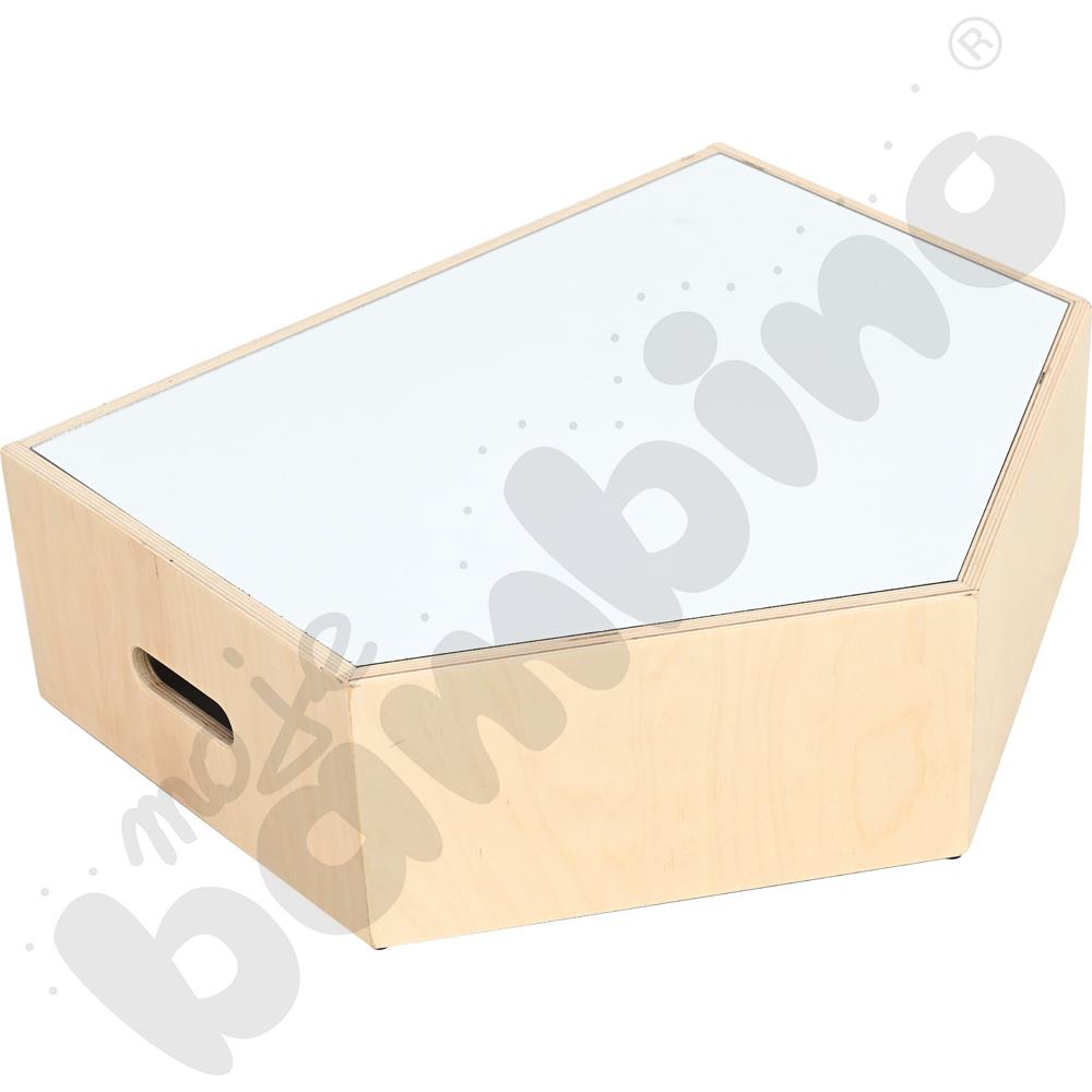 Podest pięciokąt lustrzany, wys. 20 cm