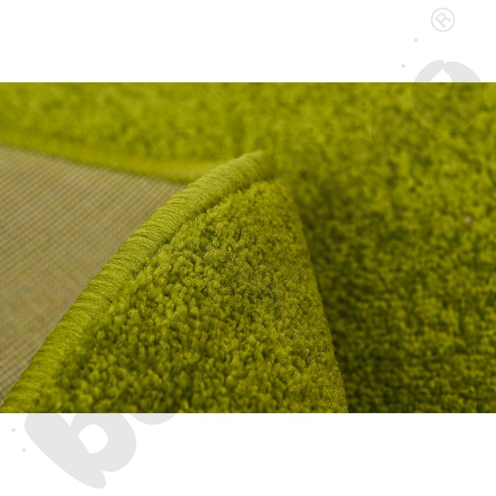 Dywan jednokolorowy - zielony 2 x 2 m