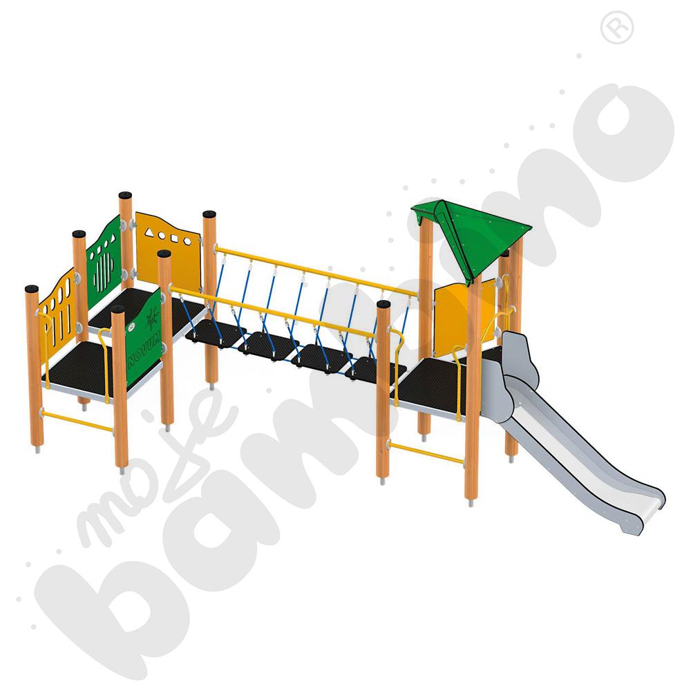 Orbis - wieża 13, drewniane słupy