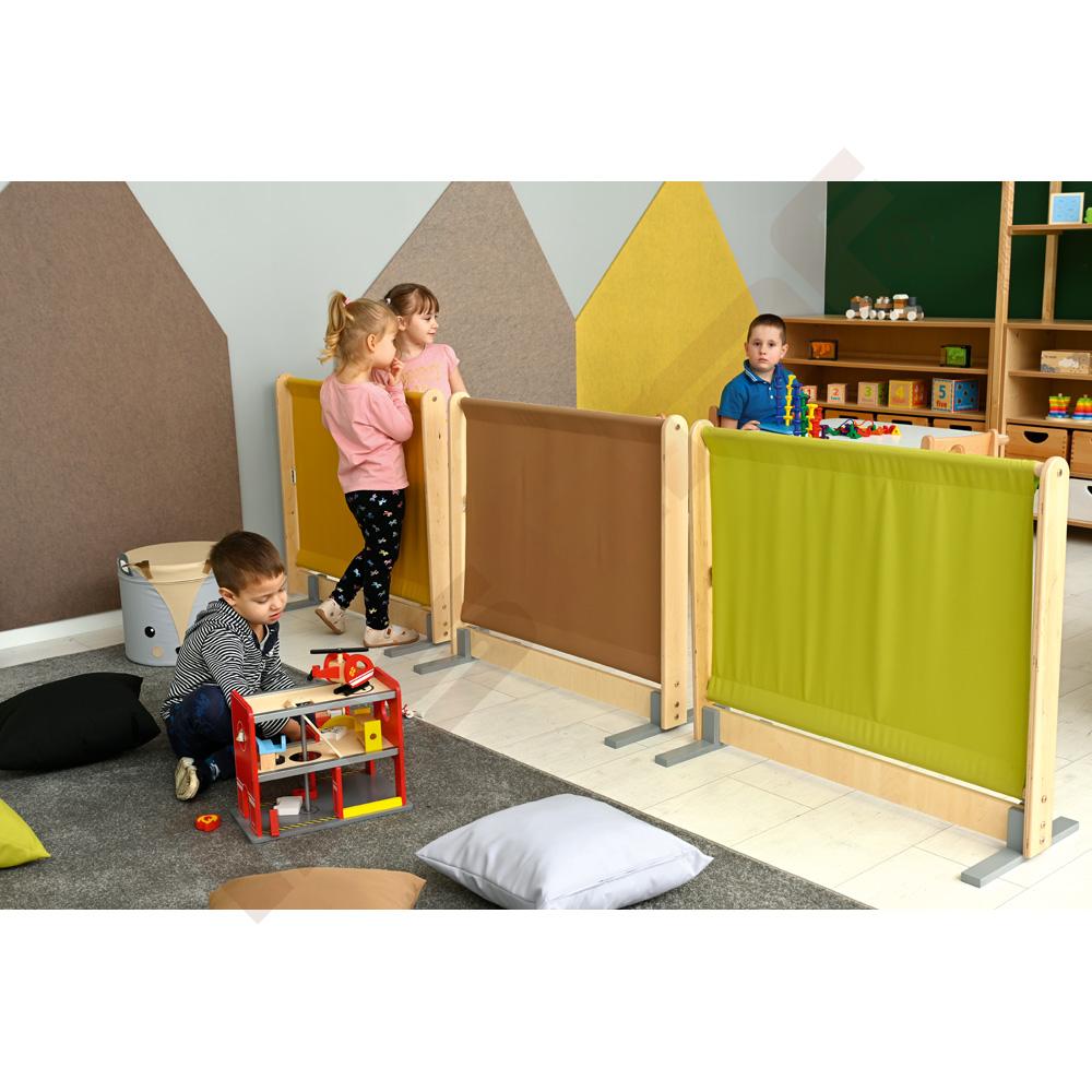 Wandschirm, beige-braun