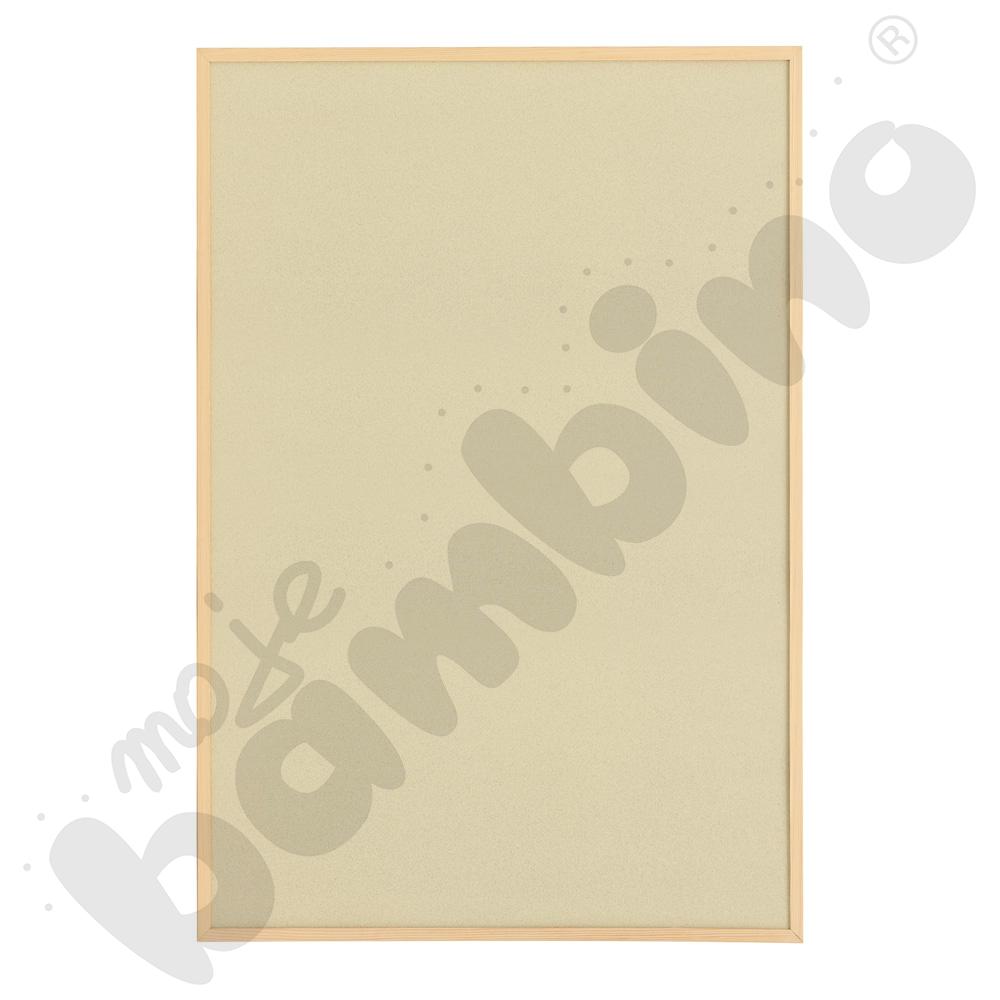 Tablica korkowa 100 x 150 cm - pastelowy beż