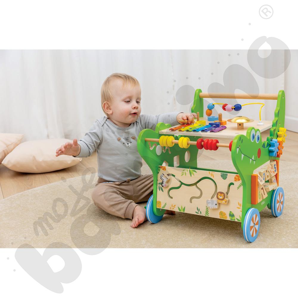 Wózek pchacz Krokodyl