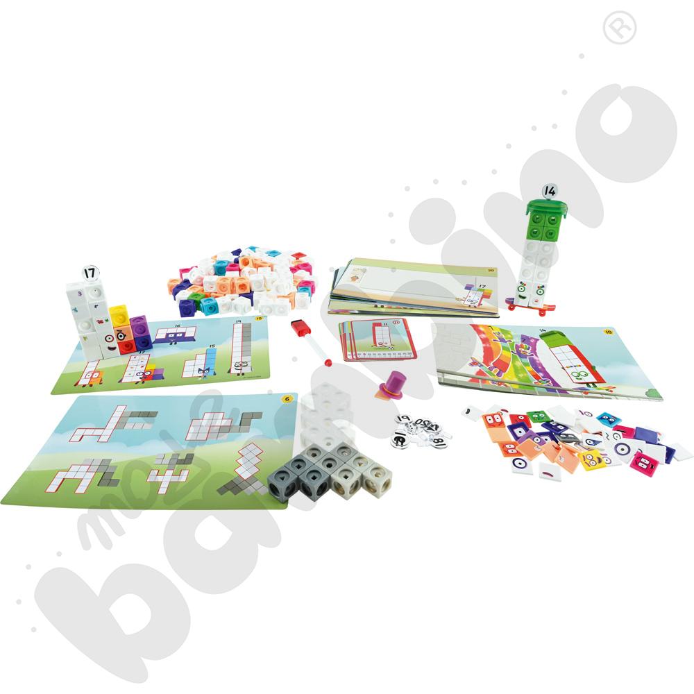 Kostki matematyczne z kartami działań 11-20