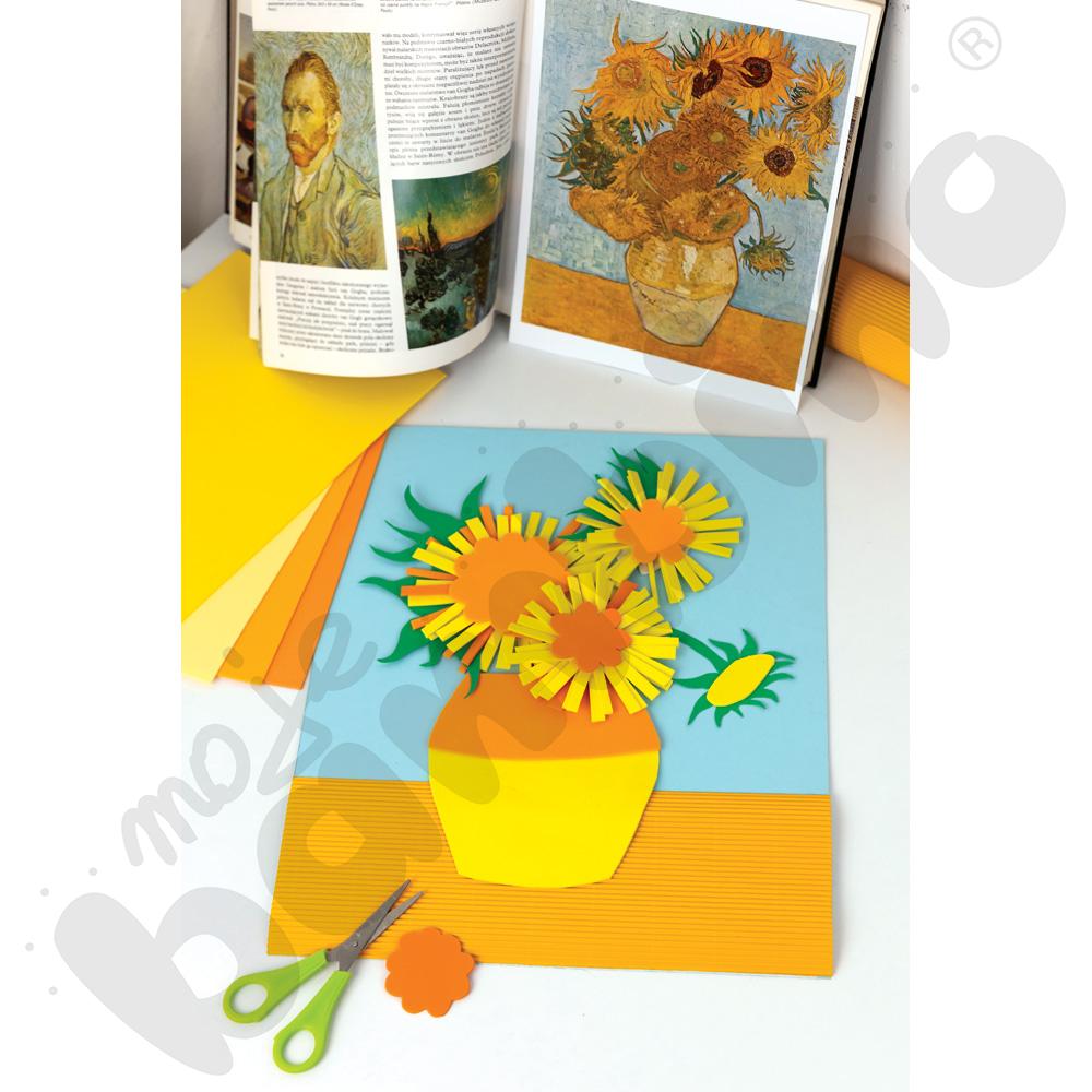 Piankowe arkusze, kolor mix żółty