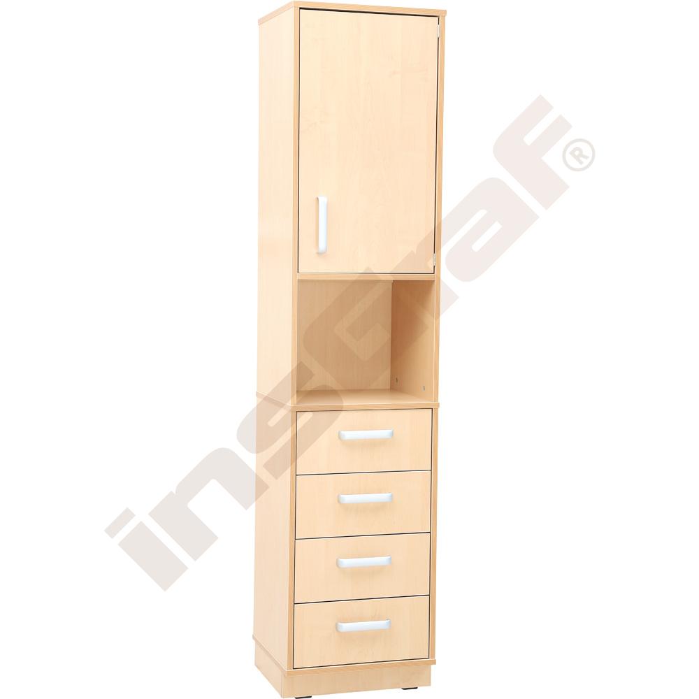 Komoda so skrinkou (Flexi-TB 60T), šírka 47, výška 203 cm