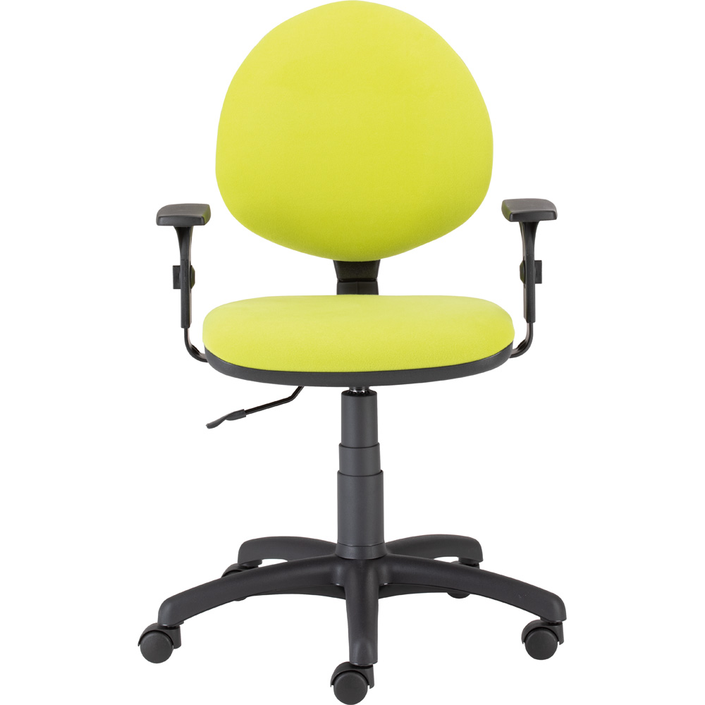 Otočná stolička SMART R micro čierno-zelená