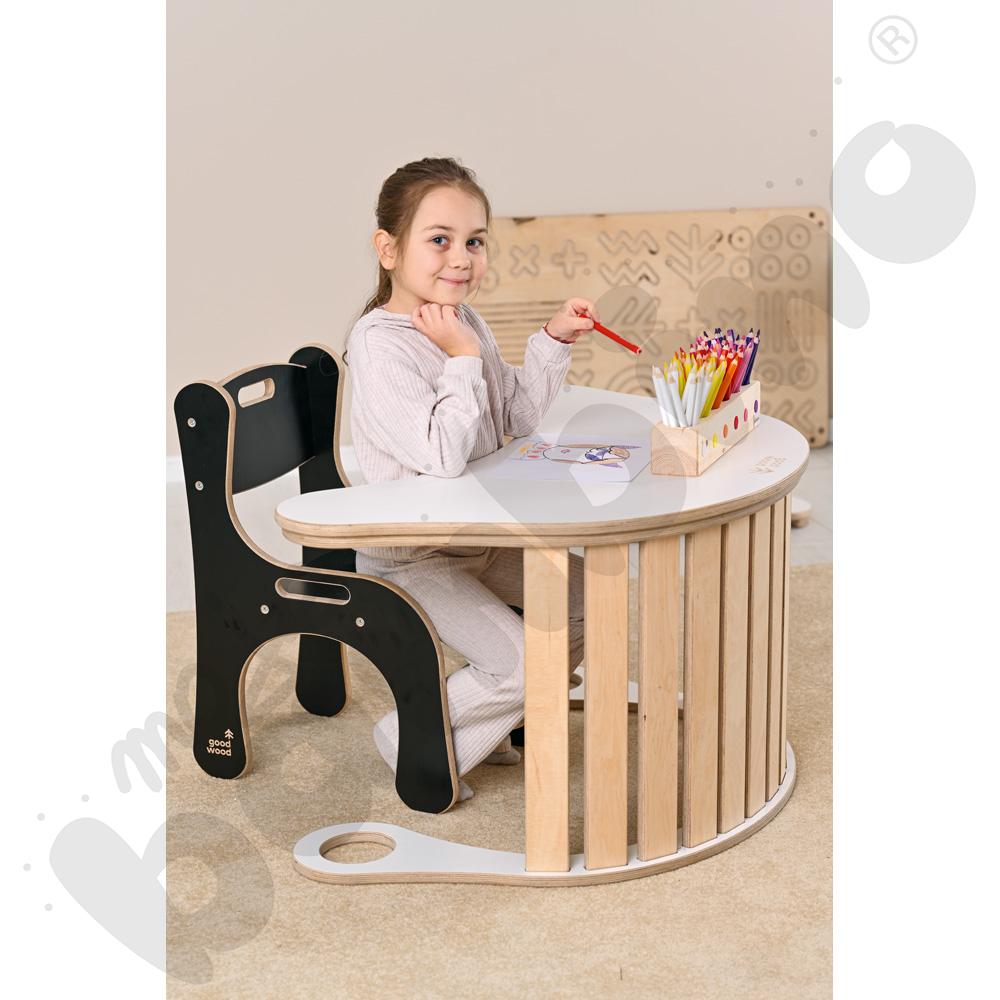 Krzesło ergonomiczne Good Wood – czarne