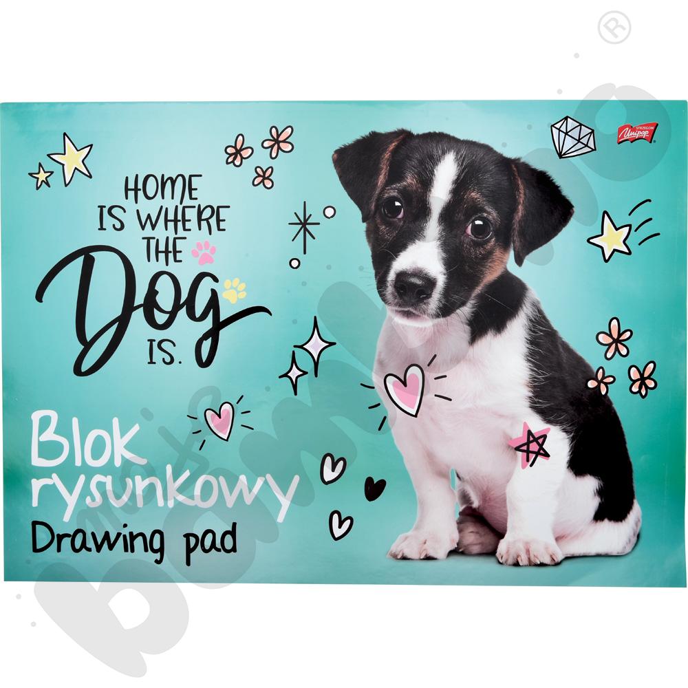 Blok rysunkowy biały A3