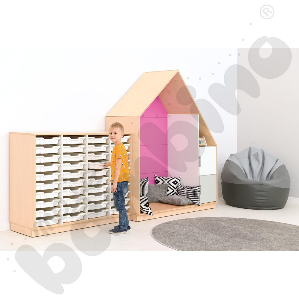 Quadro - zestaw 159, skrzynia klon jasny