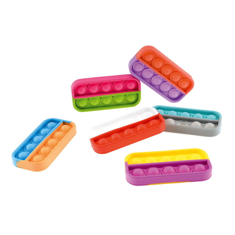 Zestaw Pop It do nauki liczenia, 6 szt.