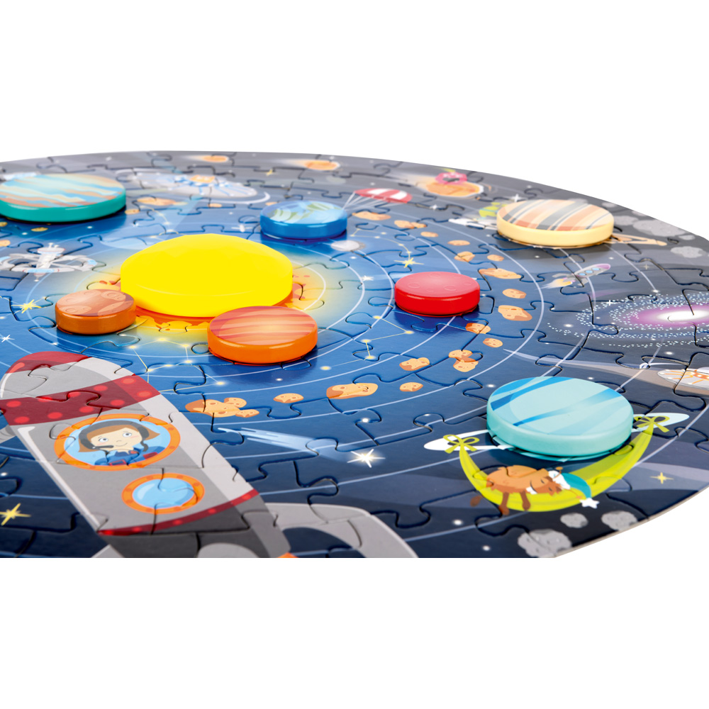 Puzzle so slnečnou sústavou 